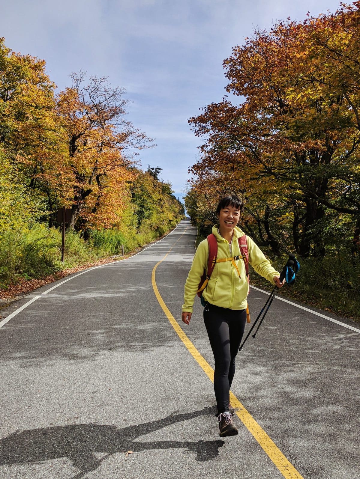 Mt Greylock hiking - fall foliage in late September
