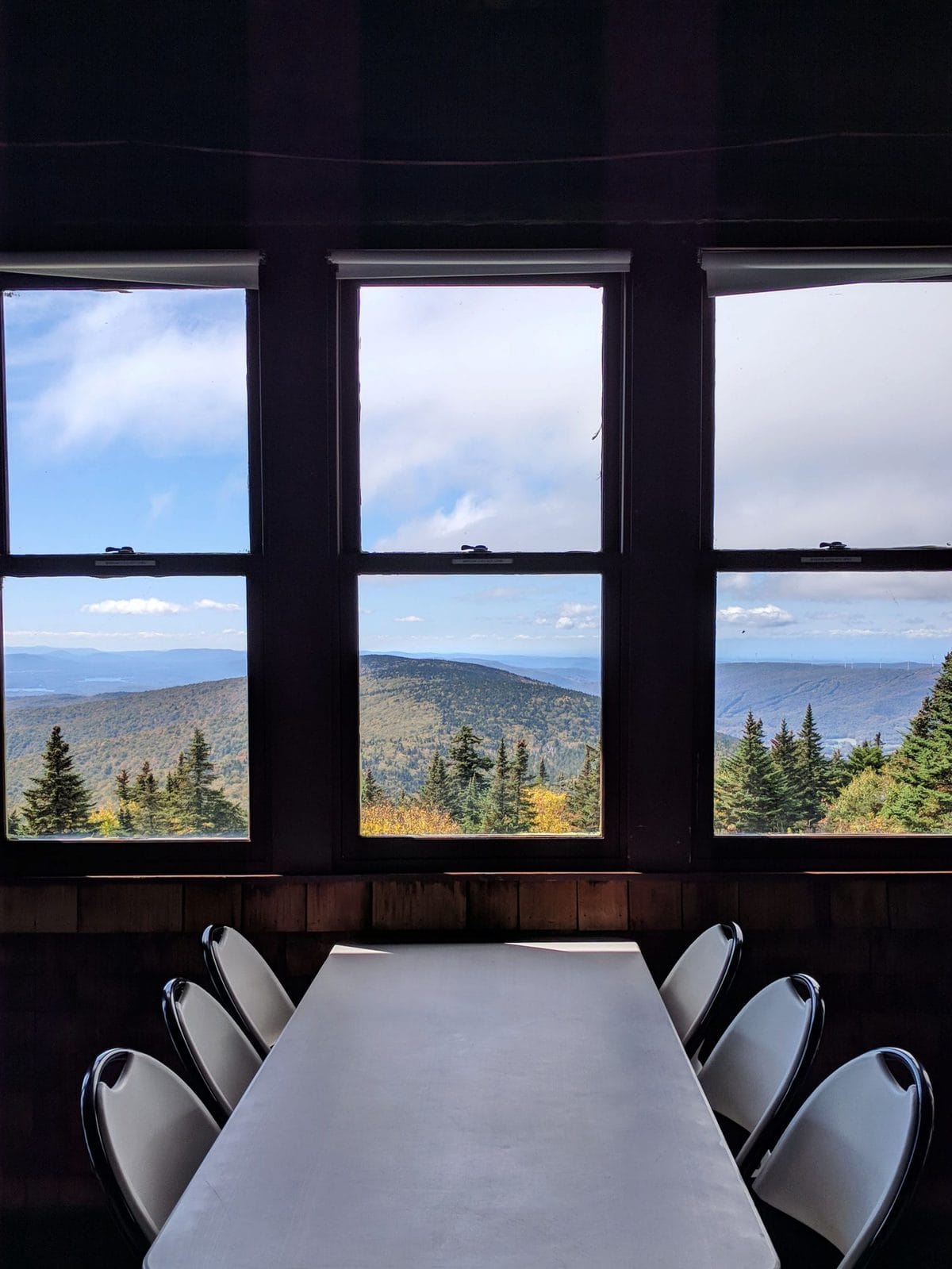 Bascom Lodge Mt Greylock - view from the windows