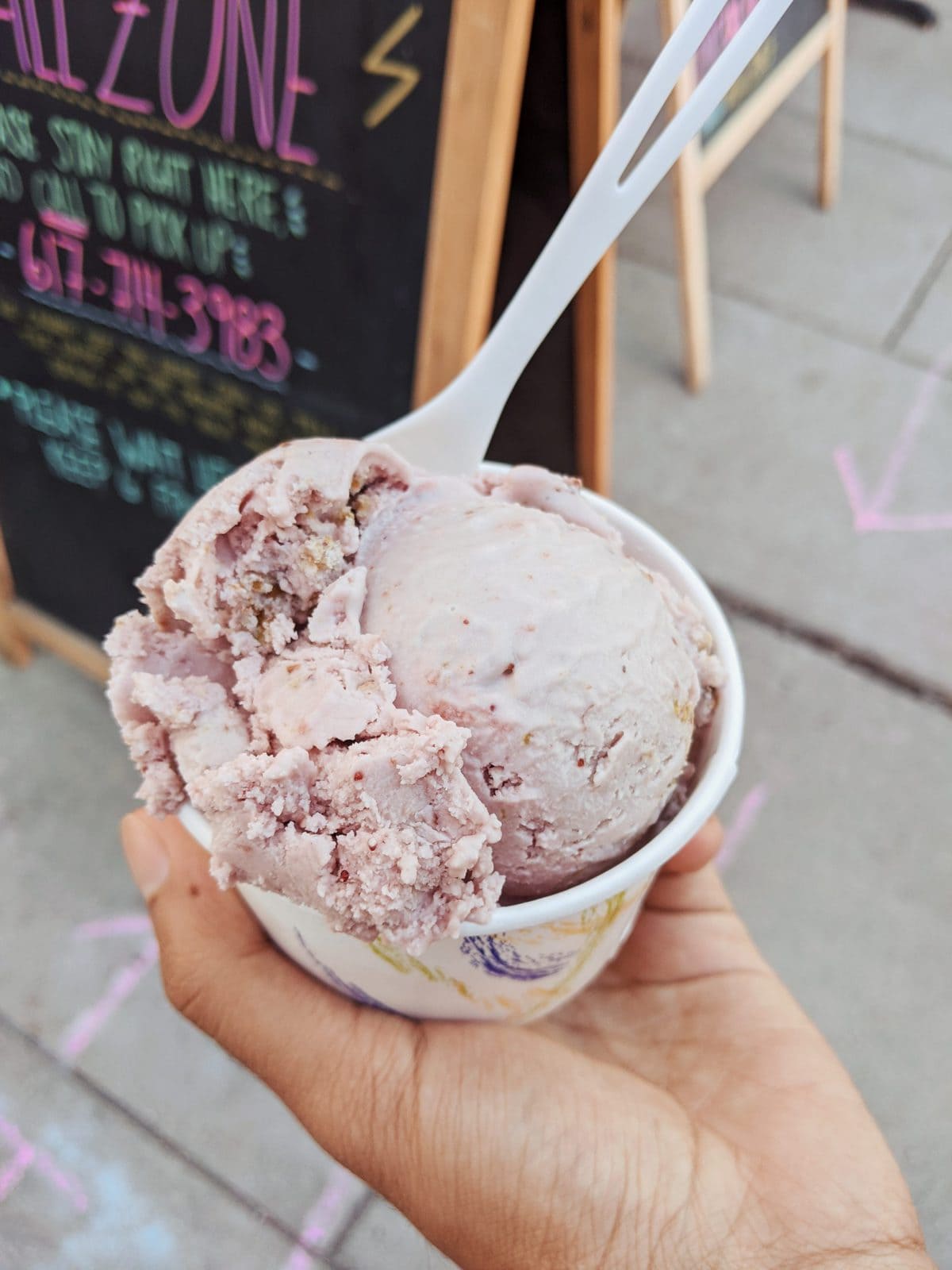 Honeycomb Creamery - strawberry pistachio vegan flavor