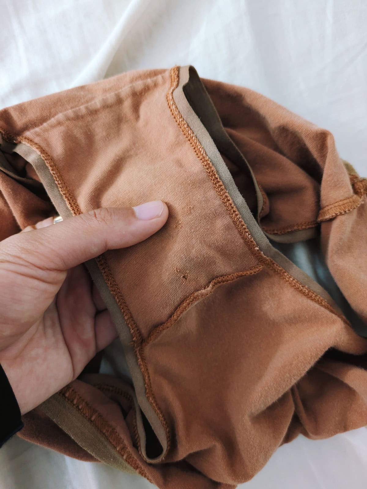 Holes in the gusset of my Subset underwear after 3 years