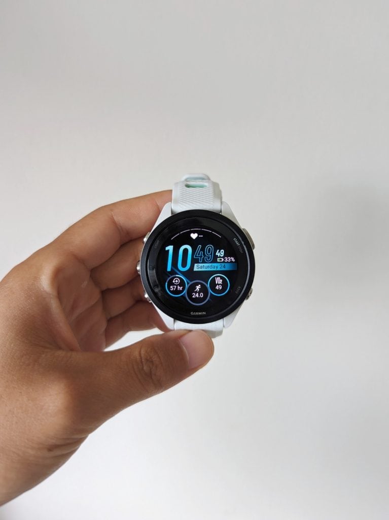 Forerunner 265S default watch screen