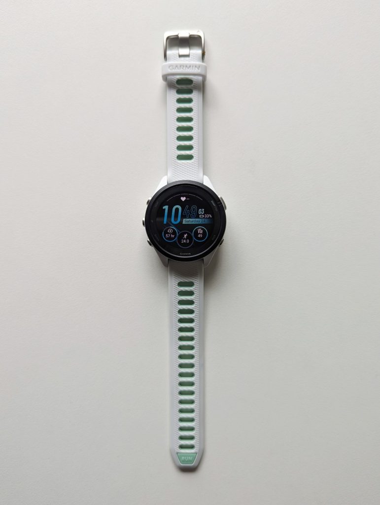 Forerunner 265S lying flat