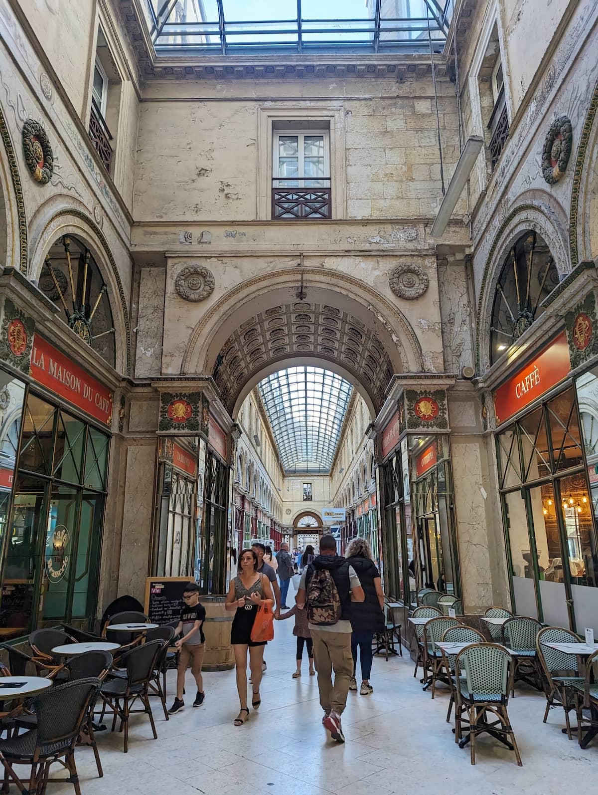 Covered passage in Bordeaux