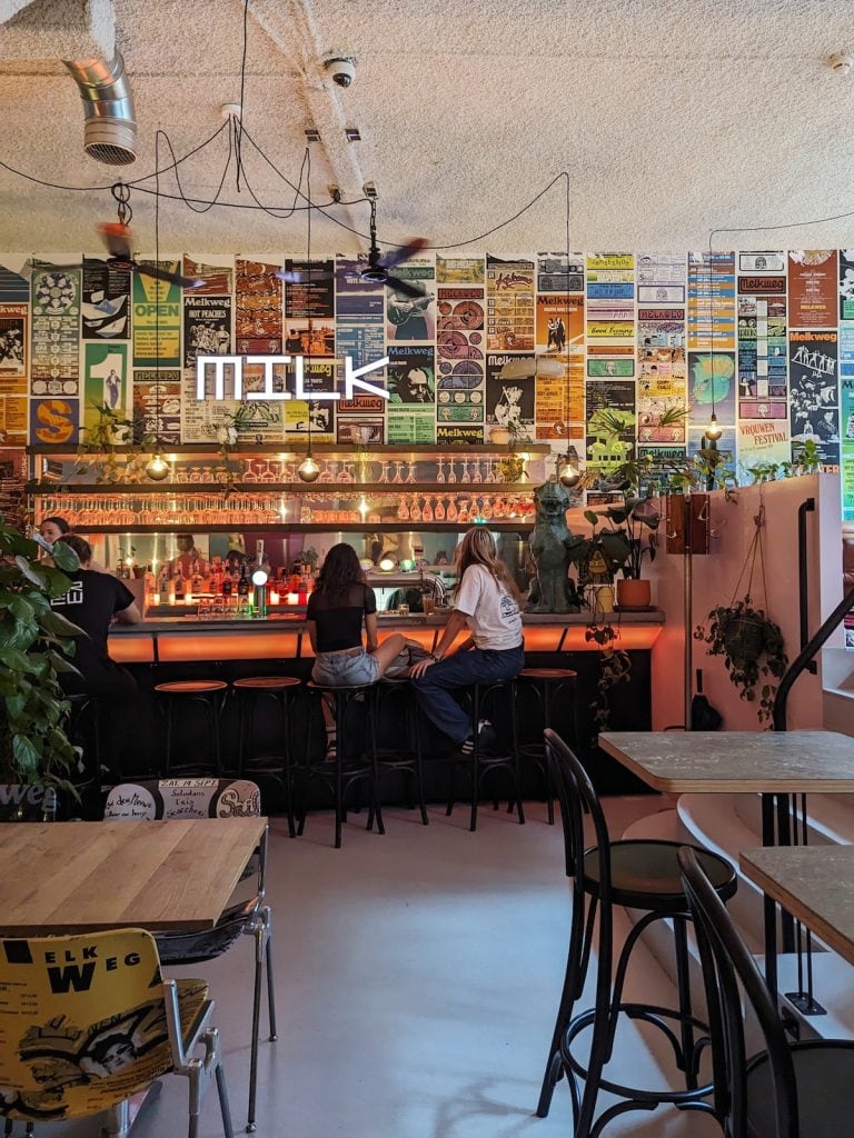 MILK Cafe interior