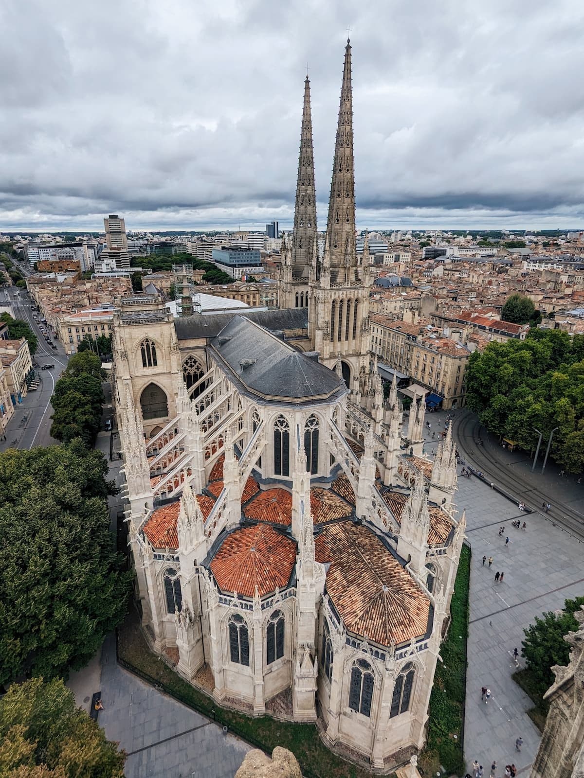 View from the top of the Pey Berland tower