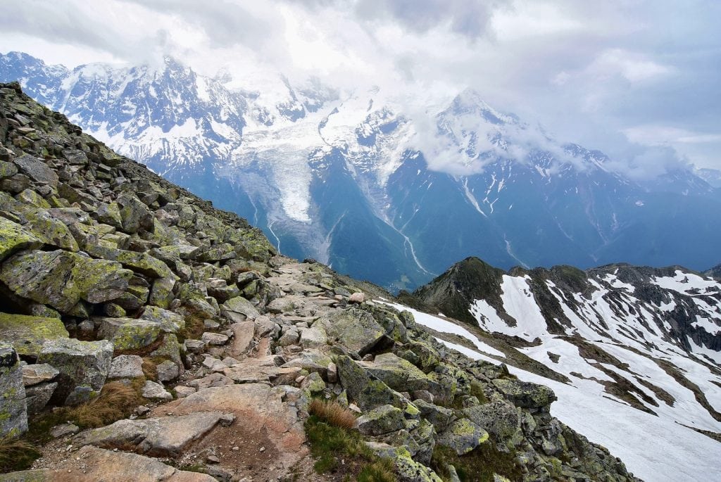 View from Le Brevent