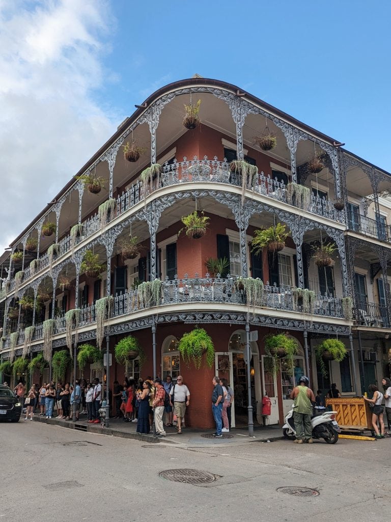 Famous building in the French Quarter in New Orleans