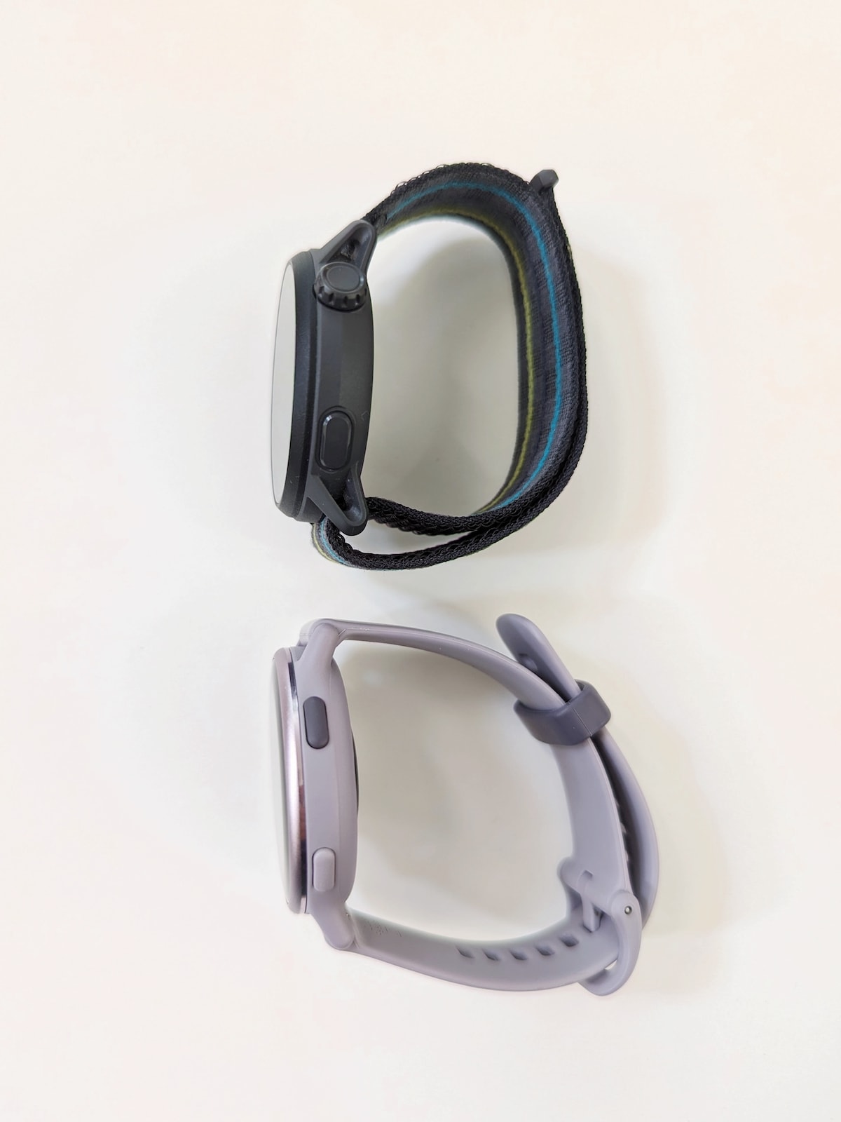 Side views of the COROS PACE 3 and Garmin Vivoactive 5