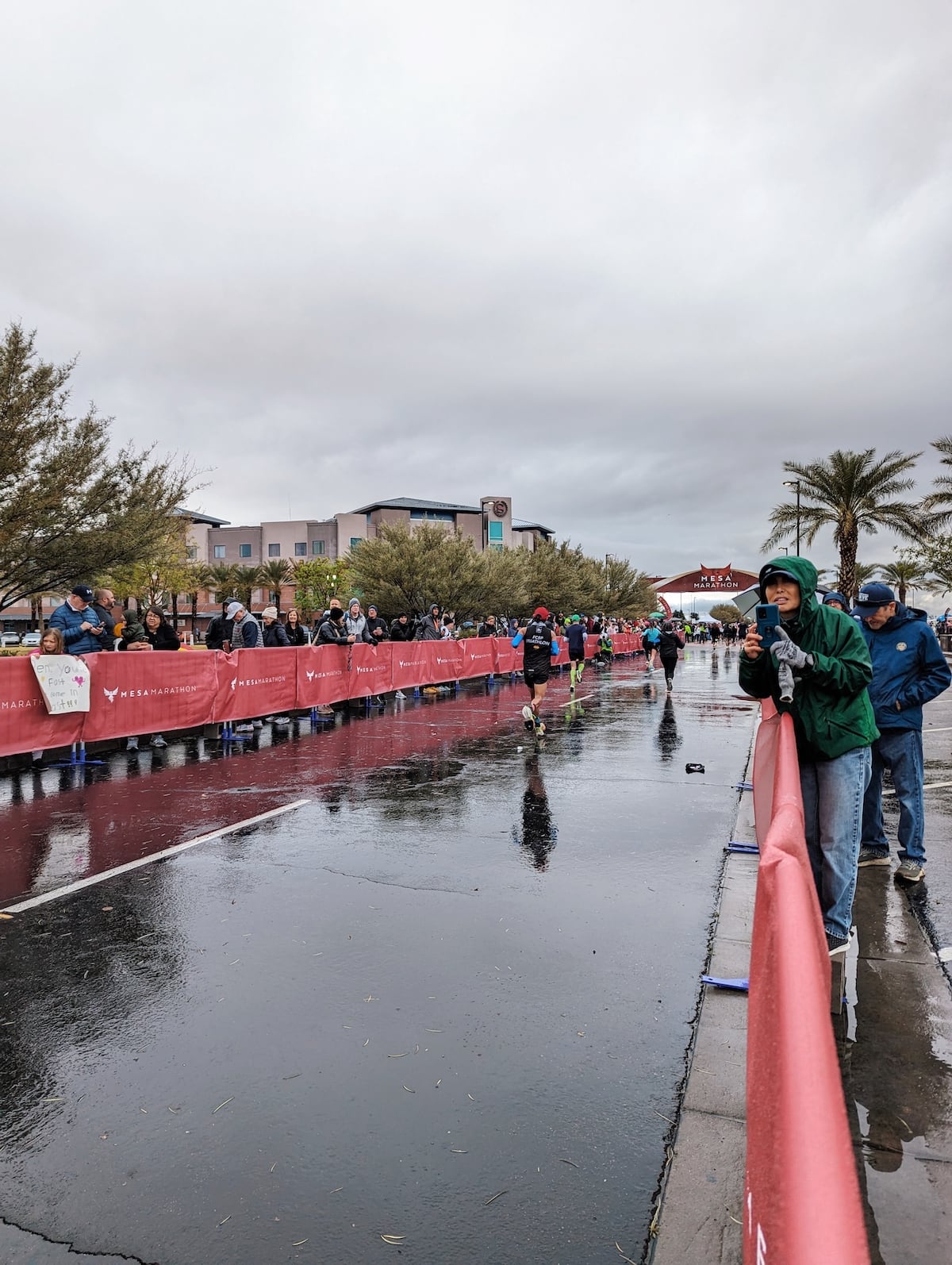 Mesa Marathon finish line