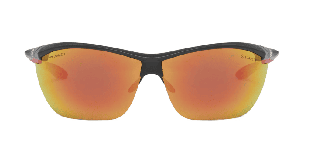 Running sunglasses by Sea2See with orange lenses