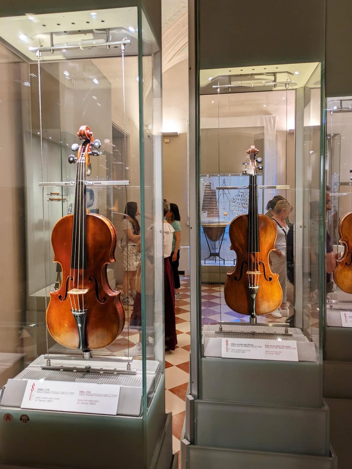 Stradivarius in the Museum of Musical Instruments in Accademia