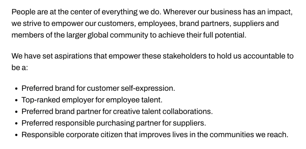 SHEIN vague social responsibility promises