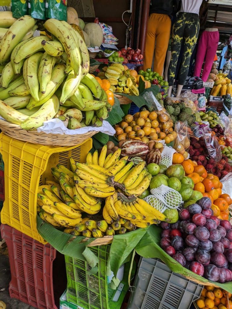 Fruits at the Central Market in Antigua