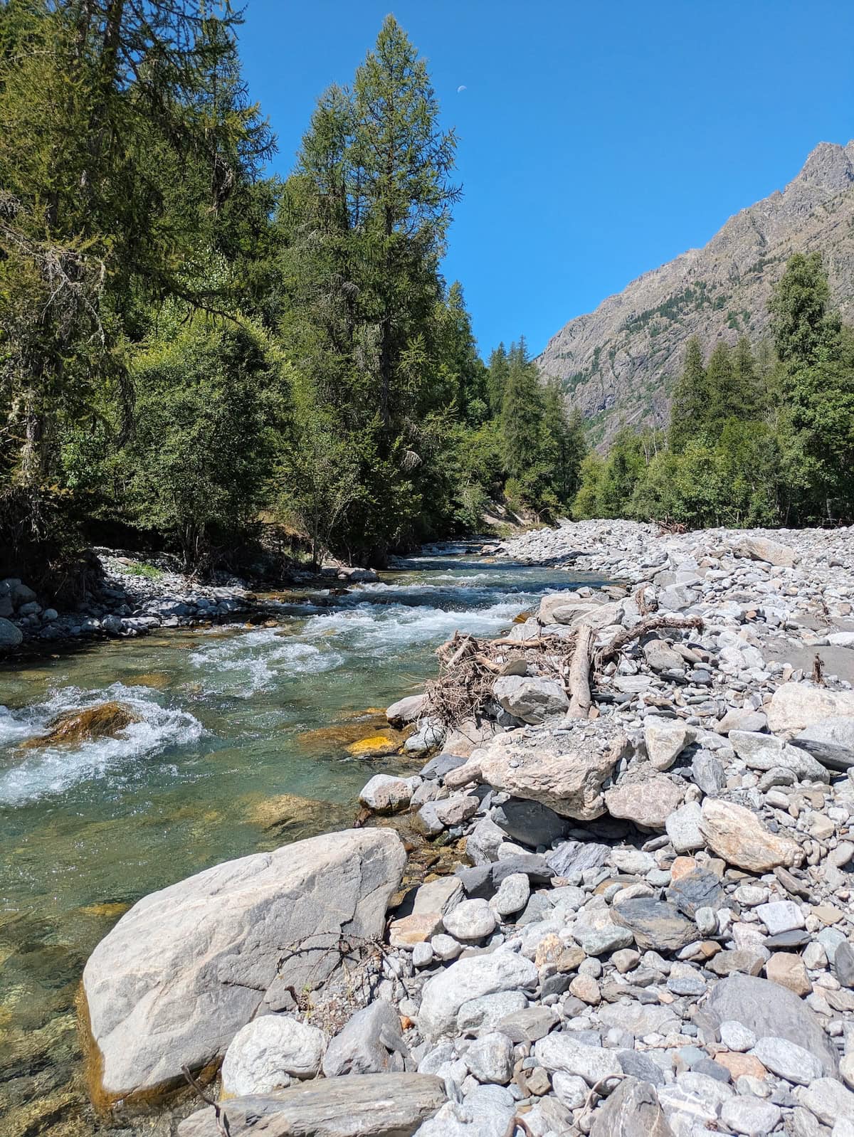 Clear stream on GR54 day 5