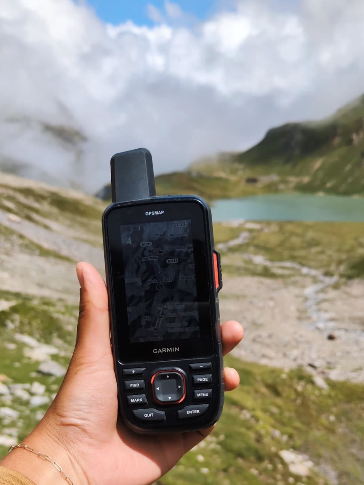 My Garmin 67i navigation handheld