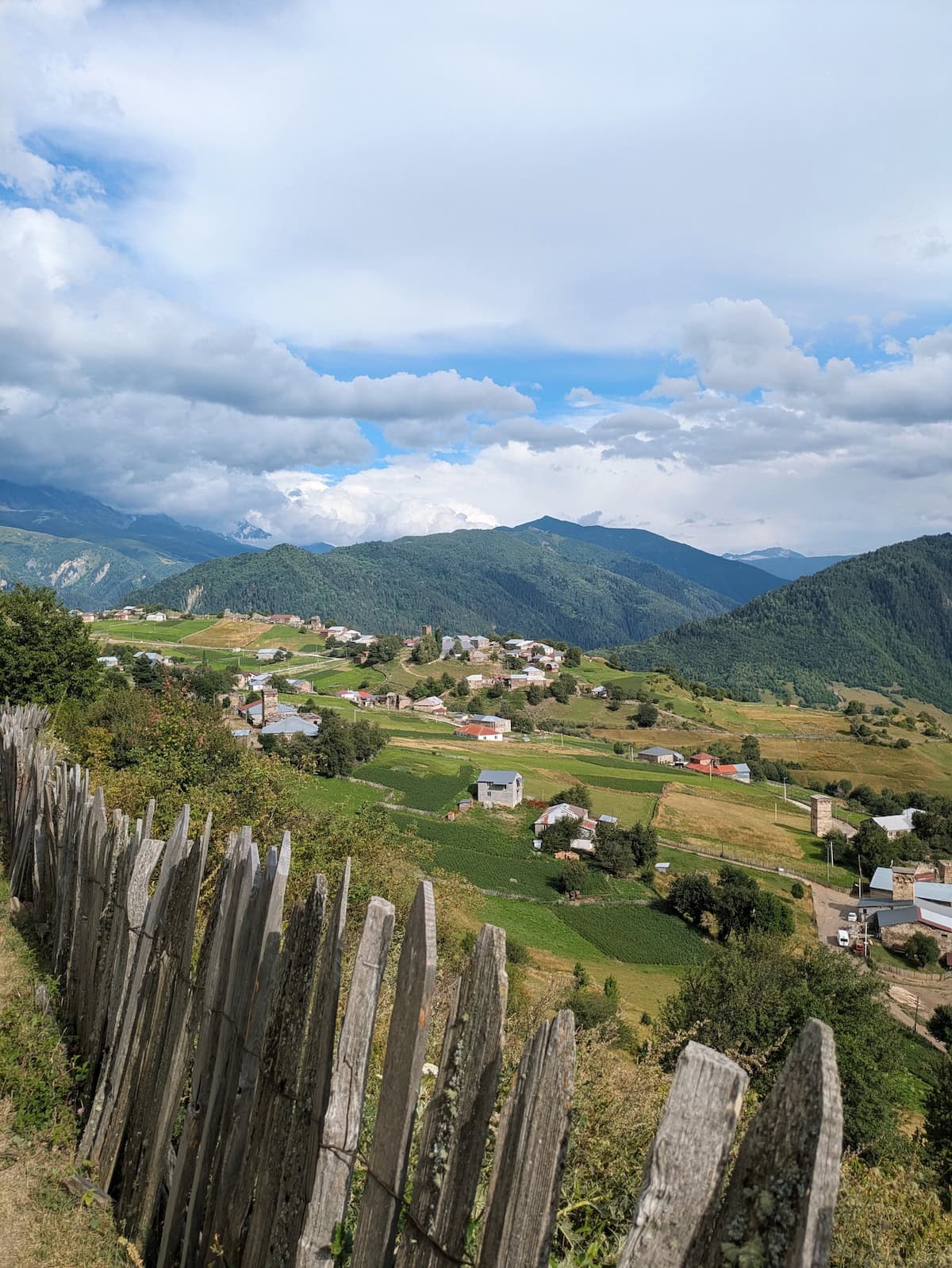 View of Tsvirmi village from afar