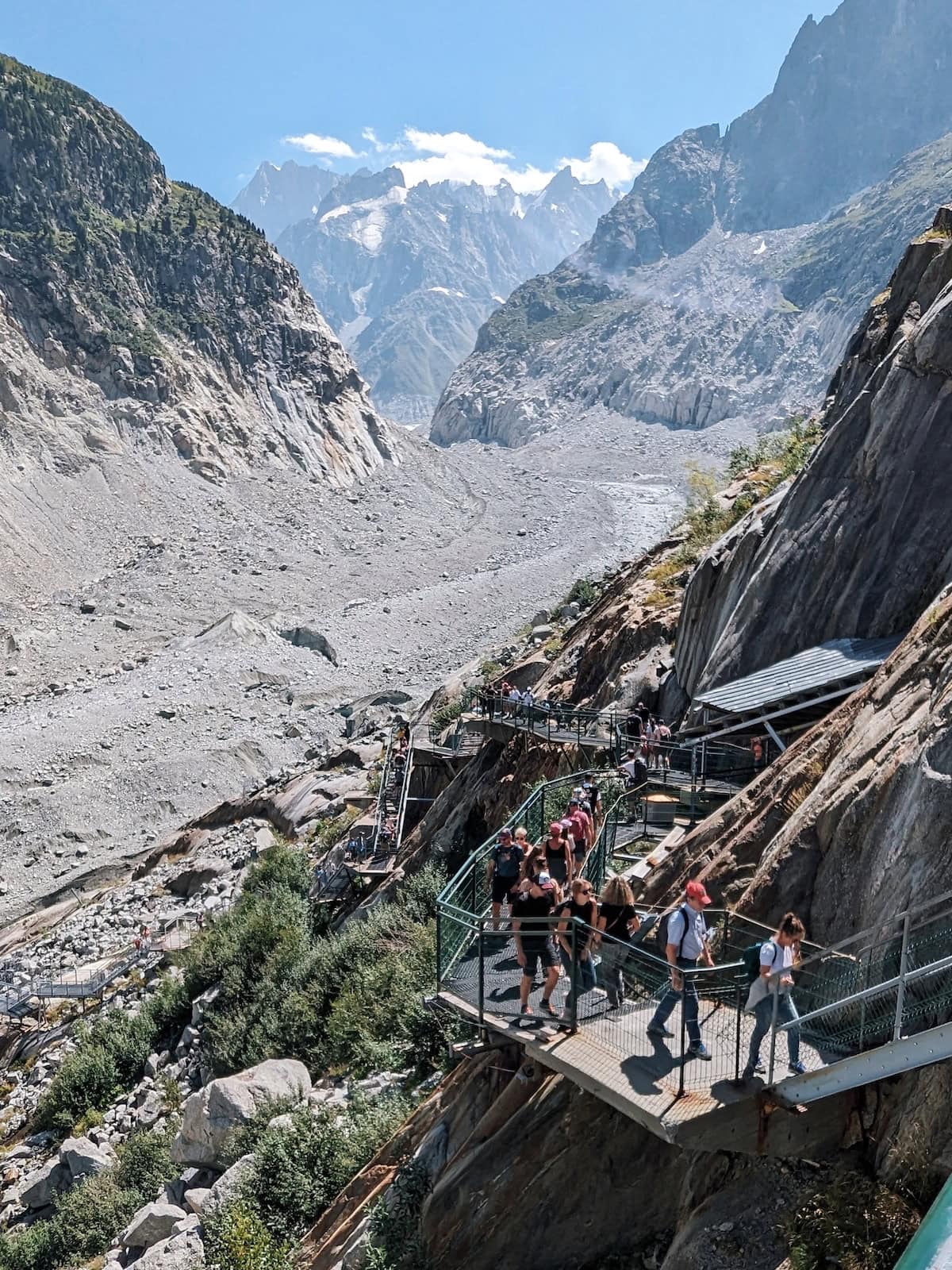 Stairs to Mer de Glace