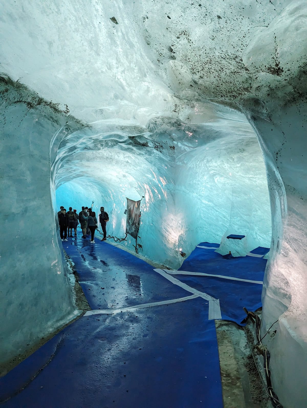 Blue tunnels in Mer de Glace