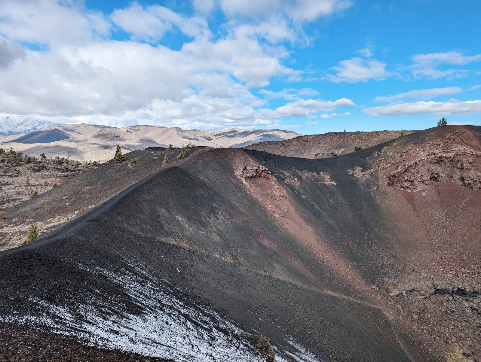 Huge crater at Craters of the Moon National Monument