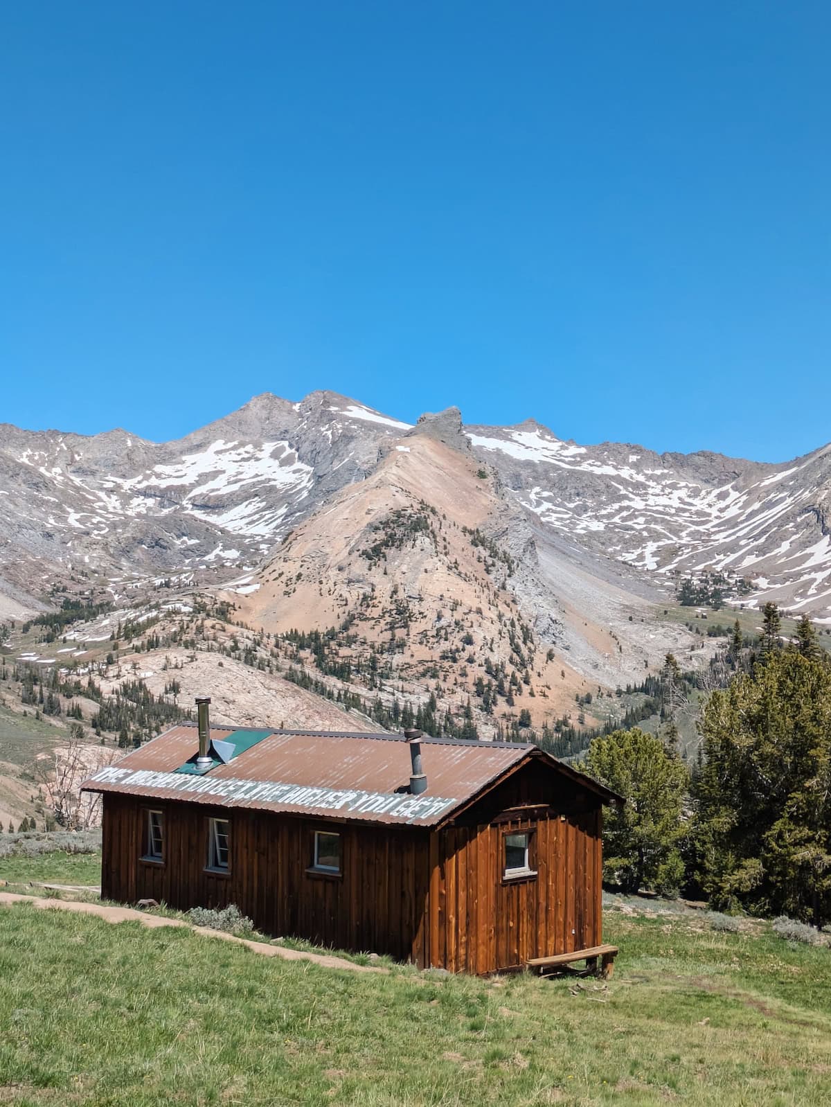 Cabin in the mountains (Pioneer Cabin, Idaho)